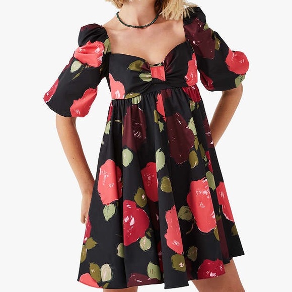 Kate Spade Just Rosy Beau Dress XS NWOT - Picture 1 of 11